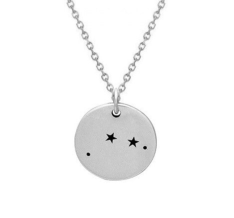 Aries Constellation Necklace Sterling Silver COnstellation Necklaces Celestial Necklace