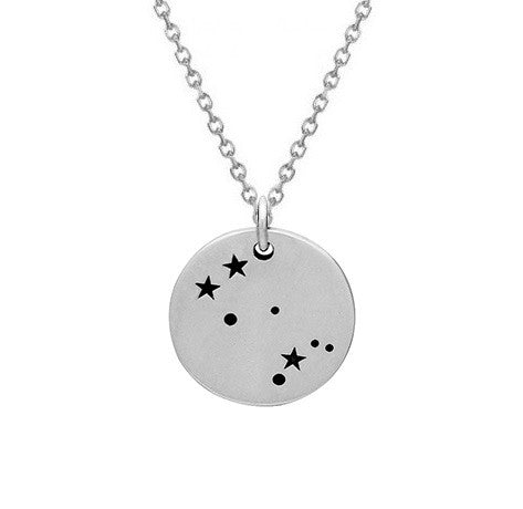 GEMINI CONSTELLATION NECKLACE STERLING SILVER