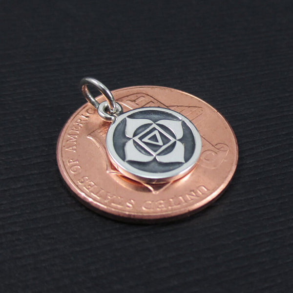 ROOT CHAKRA NECKLACE STERLING SILVER