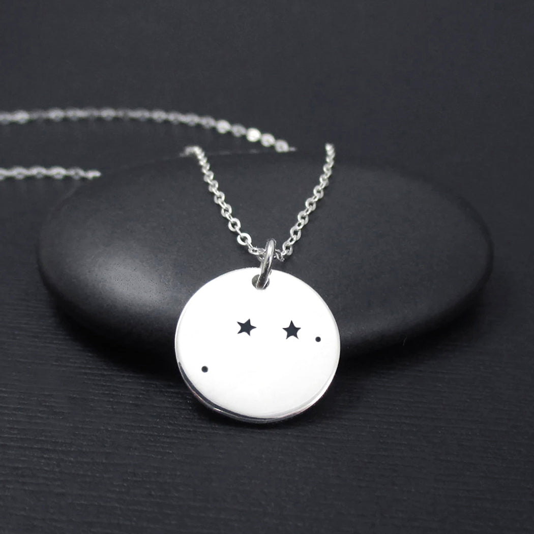 Aries Constellation Necklace Sterling Silver, Aries Necklace, Zodiac Necklace, Zodiac Jewelry