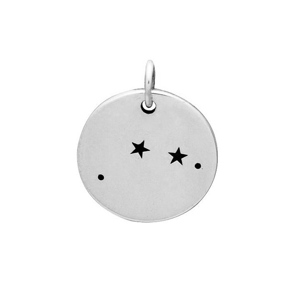 Silver Aries Constellation Charm Sterling Silver Constellation Charms Zodiac CharmsARIES CONSTELLATION CHARM STERLING SILVER 925 2