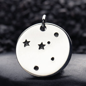CANCER CONSTELLATION CHARM STERLING SILVER 1