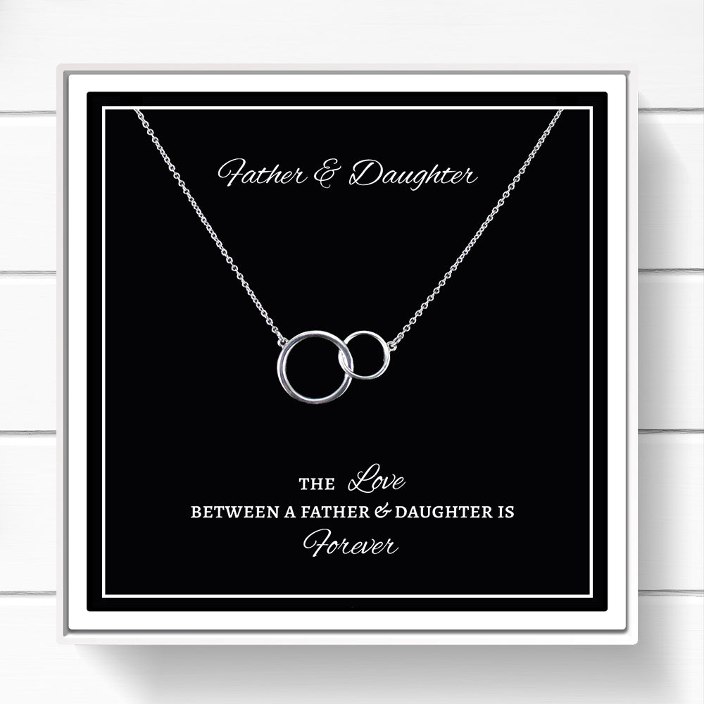 Daughter Gift from Dad to Daughter Necklace for Daughter Gift for Daughter from Father Birthday Gift Personalized with Message Card