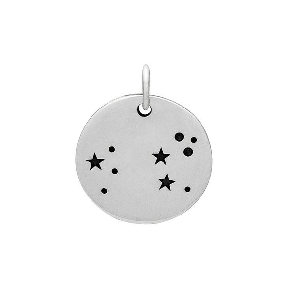 LEO CONSTELLATION CHARM STERLING SILVER 2
