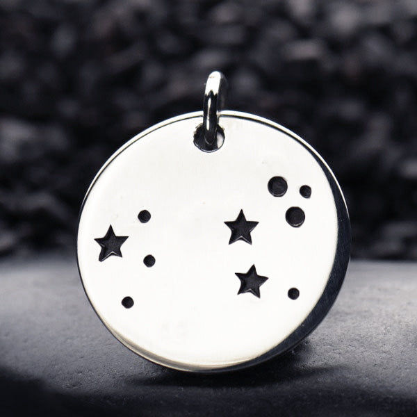 LEO CONSTELLATION CHARM STERLING SILVER 1