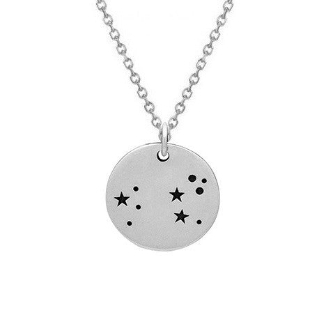 LEO CONSTELLATION NECKLACE STERLING SILVER