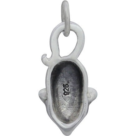 MINIATURE STERLING SILVER MOUSE CHARM  4