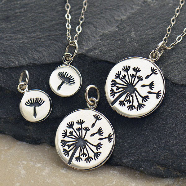 MOTHER DAUGHTER NECKLACE GIFT SET OF 2 DANDELION NECKLACES MOTHERS DAY GIFT WITH CARD AND BOX 2