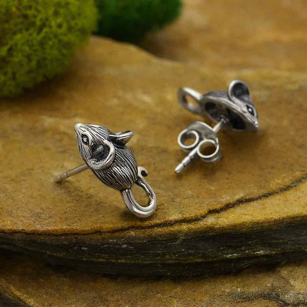 Sterling Silver Fish Stud Earrings from Bali - Sanur Fish | NOVICA