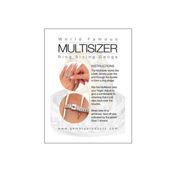 Ring Sizer Adjustable Reusable Plastic Finger Size Finder