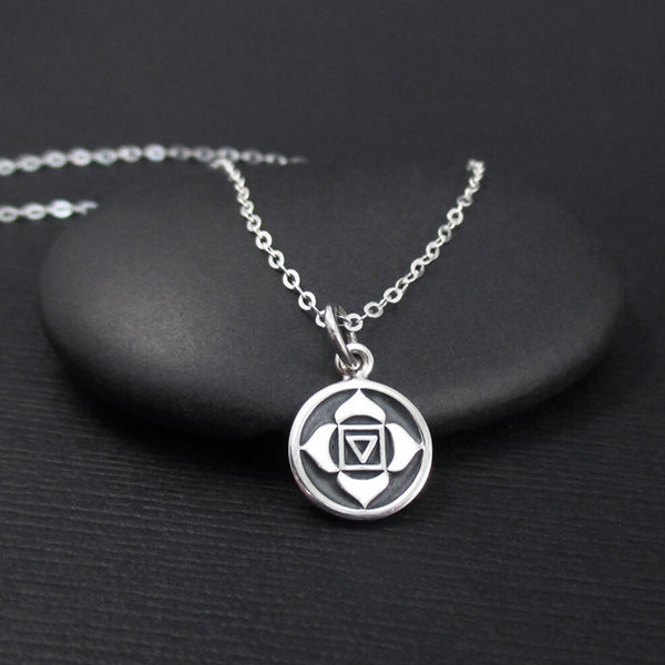 ROOT CHAKRA NECKLACE STERLING SILVER
