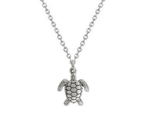 Sea Turtle Necklace Sterling Silver, Sea Turtle Charm, Sea Turtles, Turtle Necklace, Turtle Jewelry