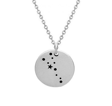 TAURUS CONSTELLATION NECKLACE STERLING SILVER